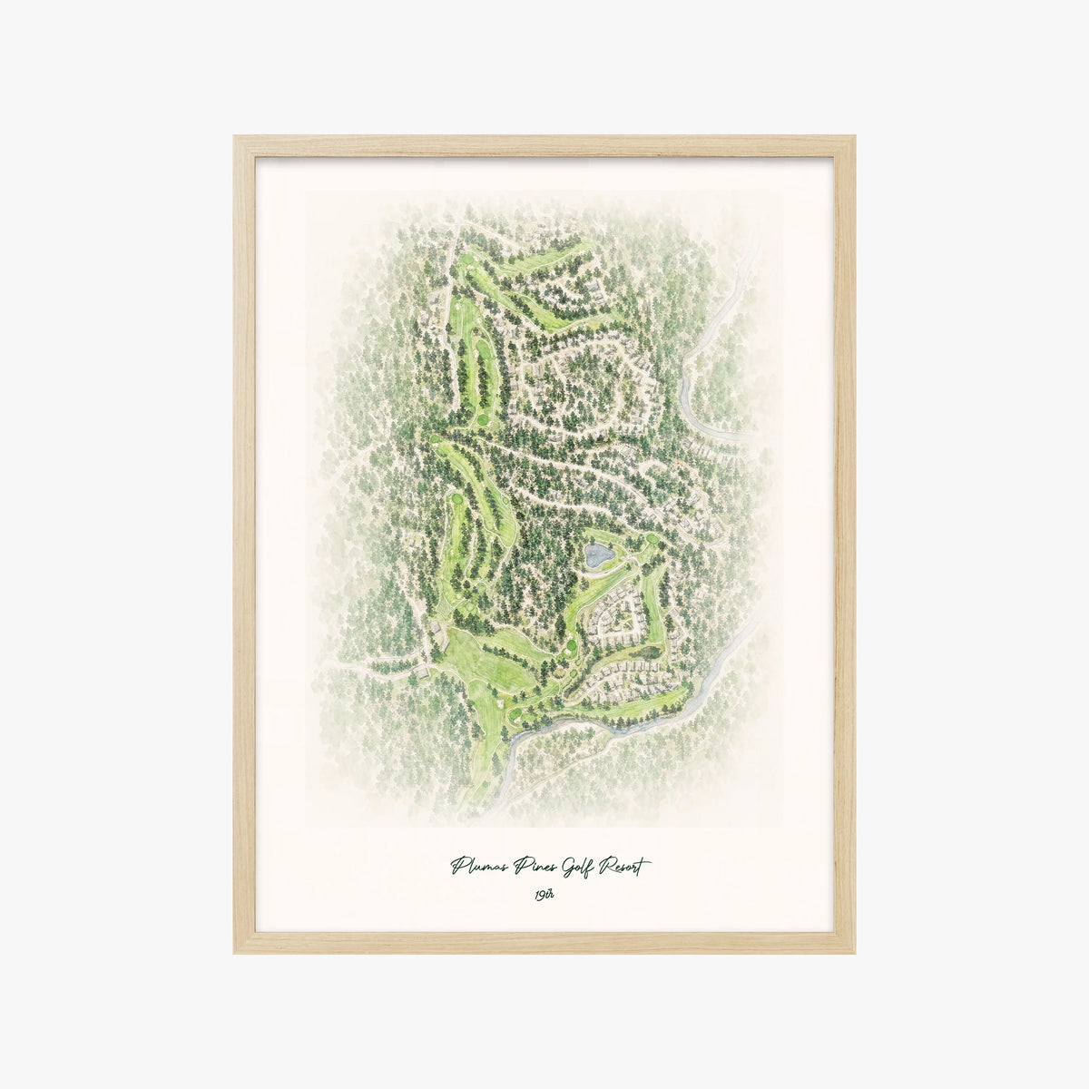 Plumas Pines Golf Resort wood frame