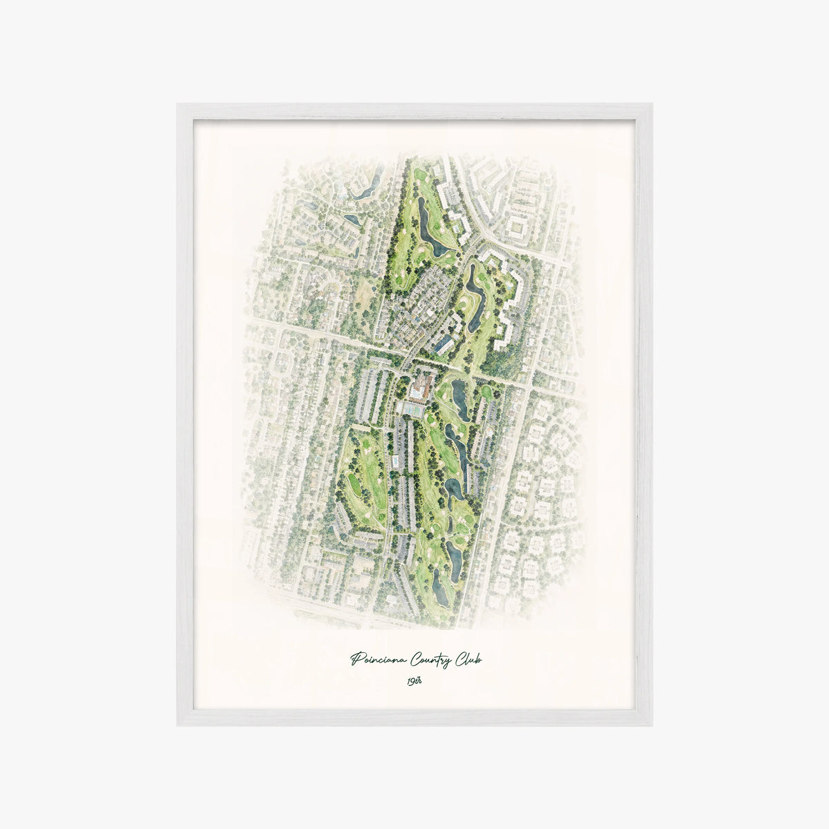 Poinciana Country Club white frame