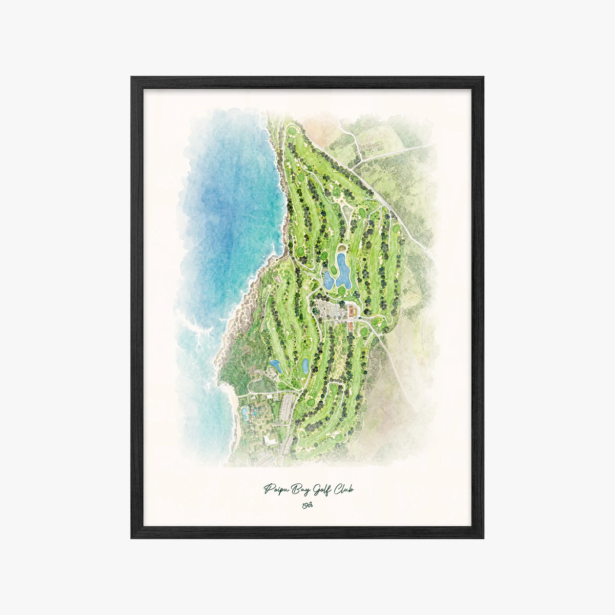 Poipu Bay Golf Club black frame