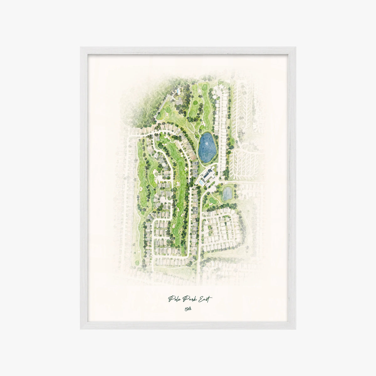 Polo Park East white frame