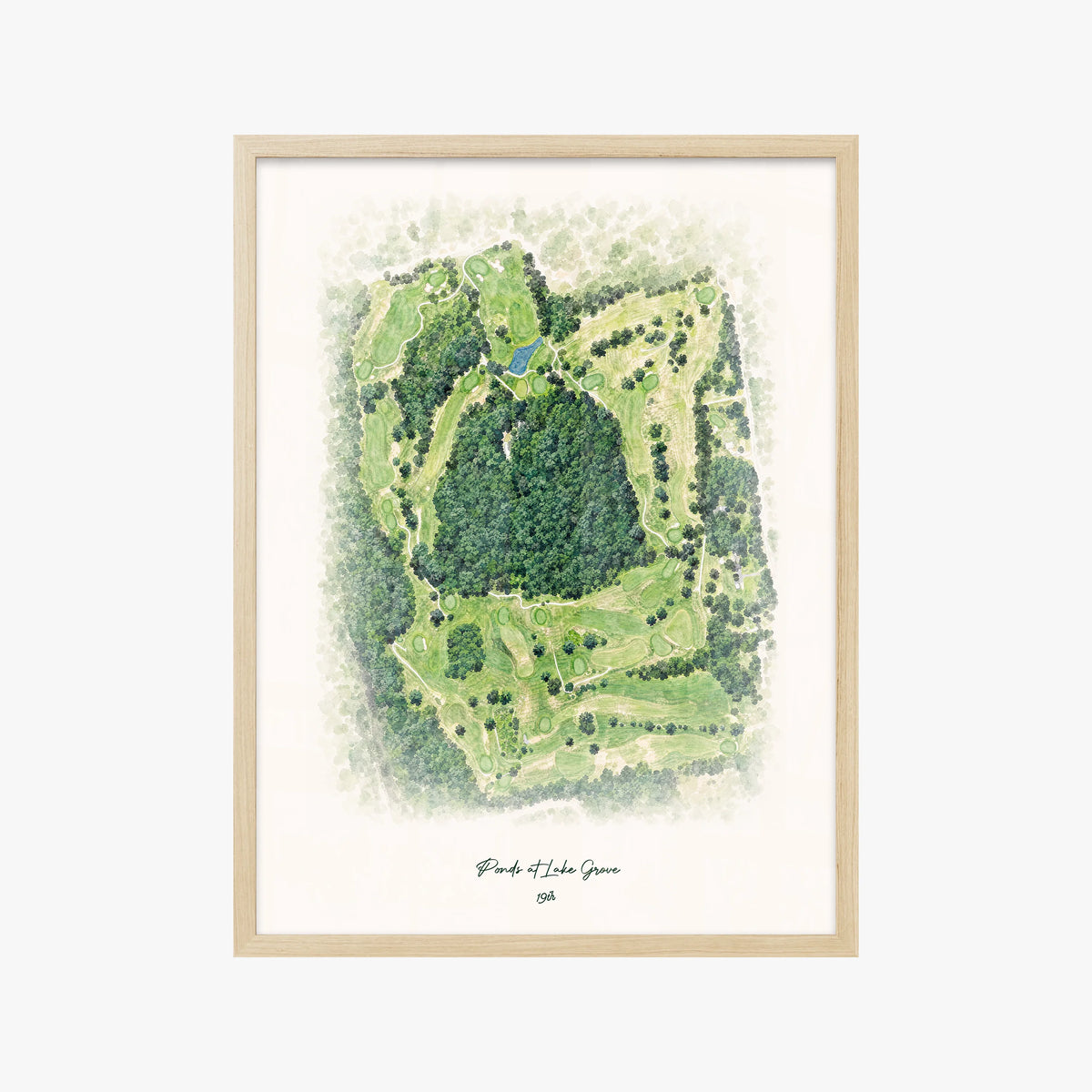 Ponds at Lake Grove wood frame