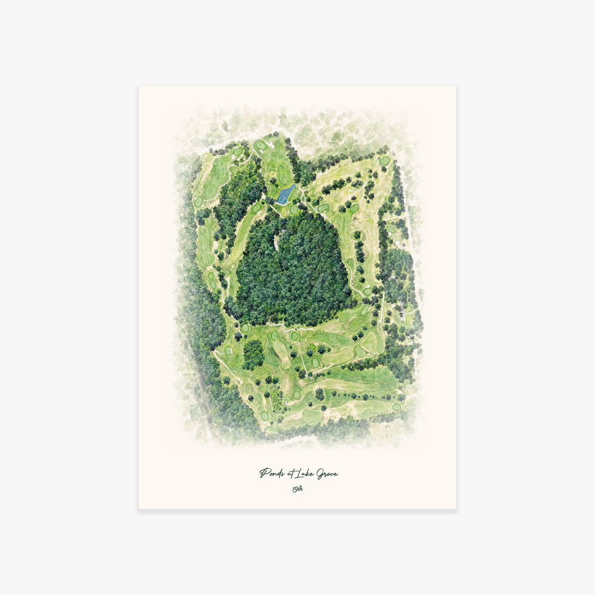Ponds at Lake Grove printed artwork