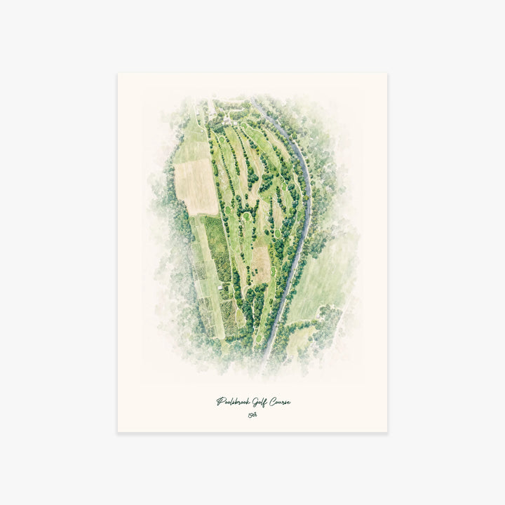 Poolsbrook Golf Course printed artwork