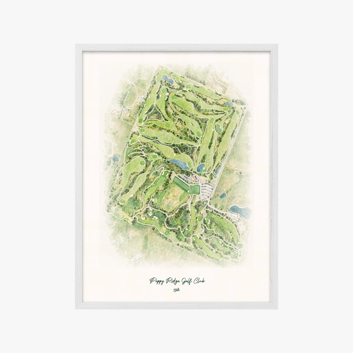 Poppy Ridge Golf Club white frame
