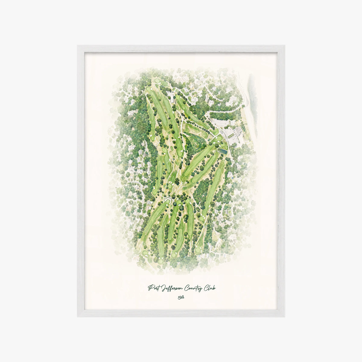 Port Jefferson Country Club white frame