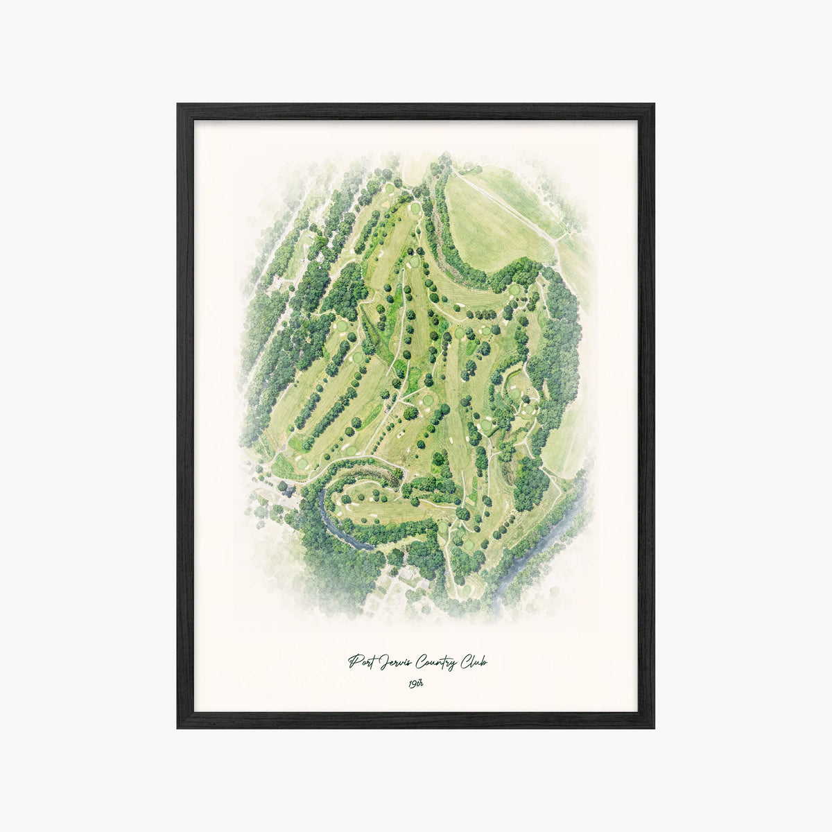 Port Jervis Country Club black frame