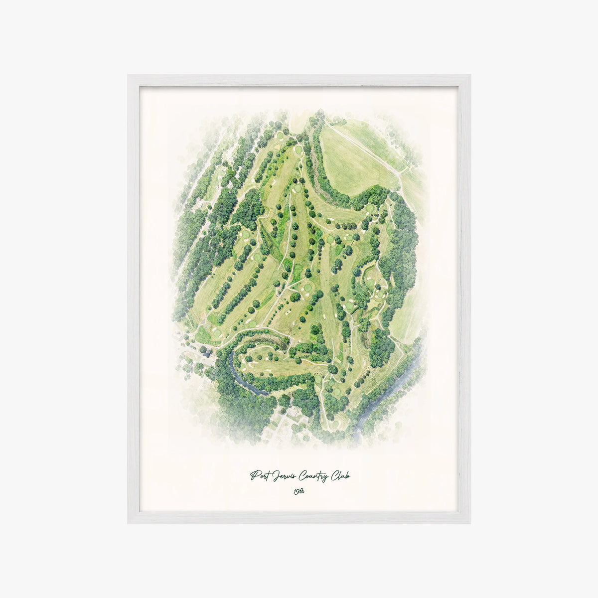 Port Jervis Country Club white frame