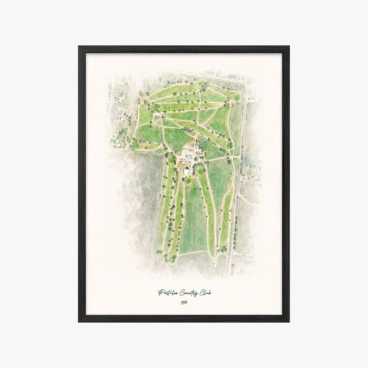 Portales Country Club black frame