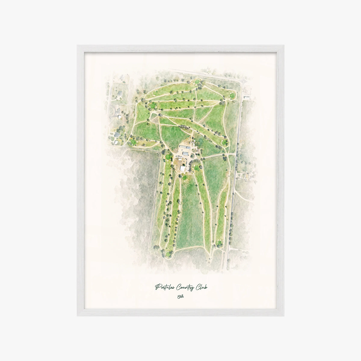 Portales Country Club white frame