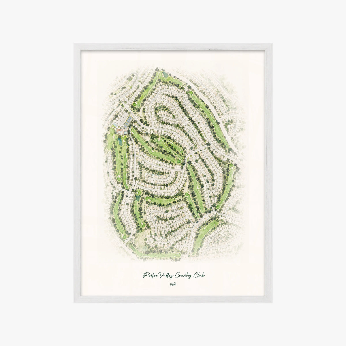 Porter Valley Country Club white frame