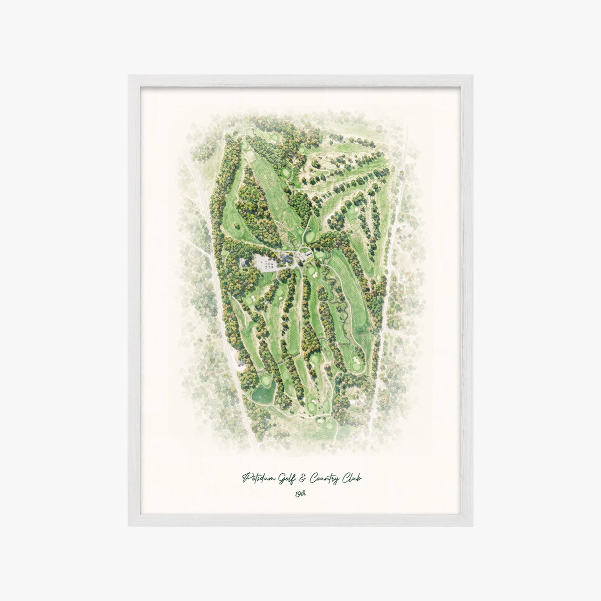 Potsdam Golf & Country Club white frame