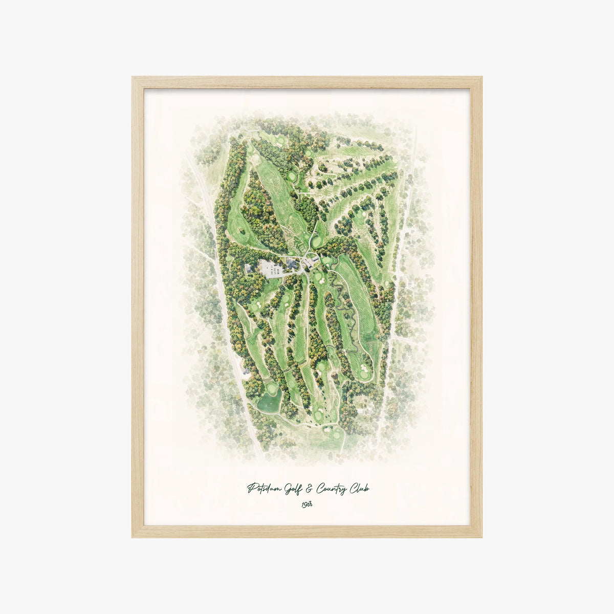 Potsdam Golf & Country Club wood frame
