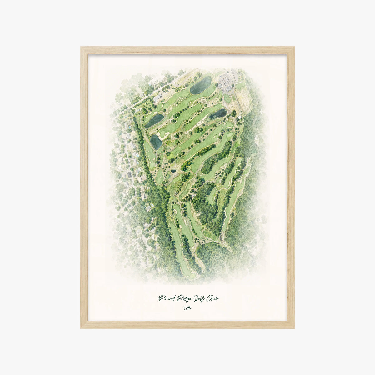 Pound Ridge Golf Club wood frame