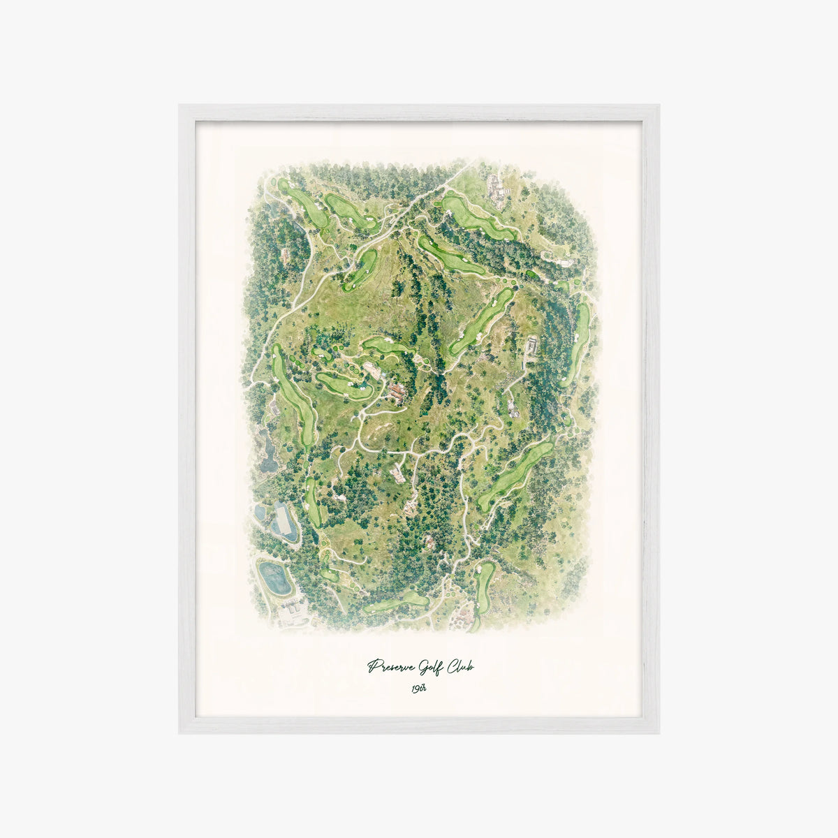 Preserve Golf Club white frame