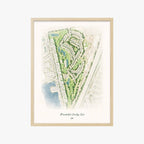 Presidential Country Club wood frame