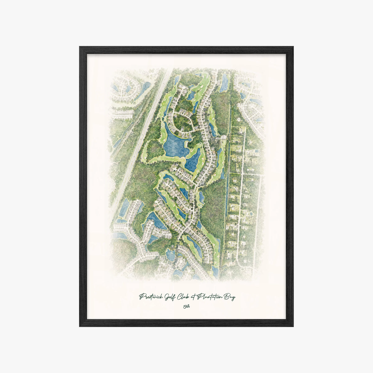 Prestwick Golf Club at Plantation Bay black frame
