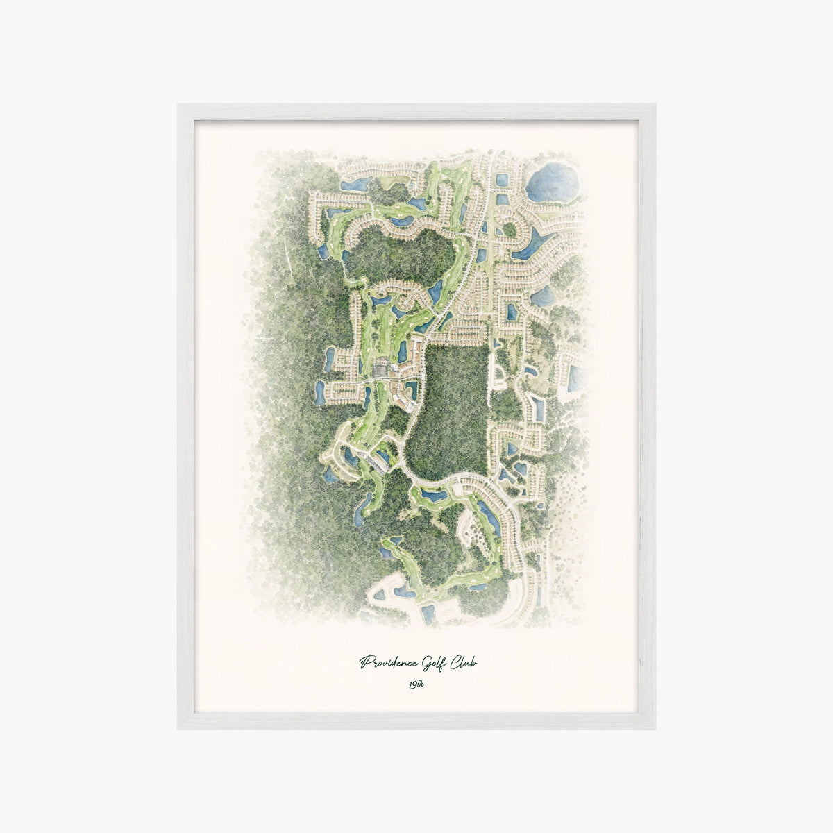 Providence Golf Club white frame