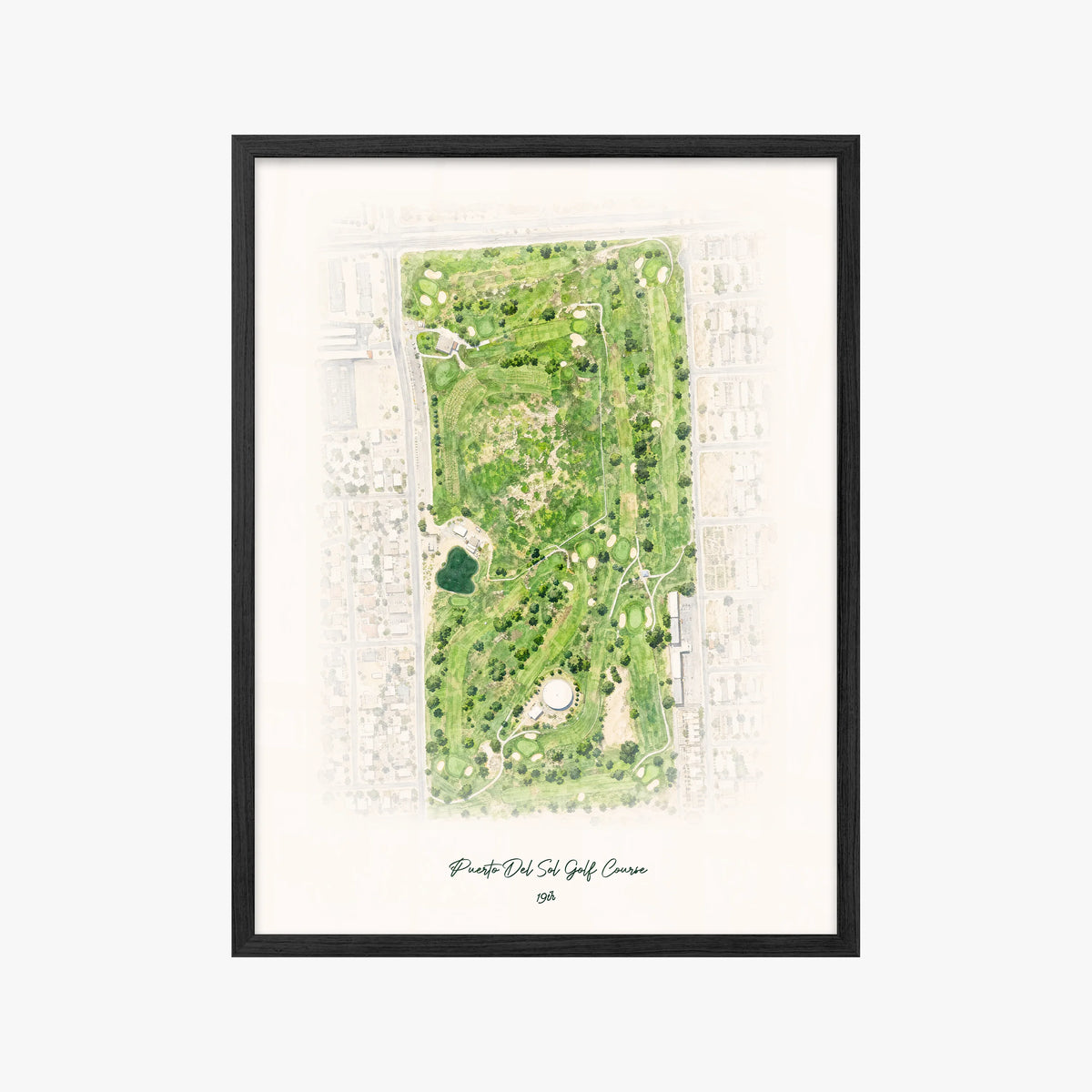 Puerto Del Sol Golf Course black frame