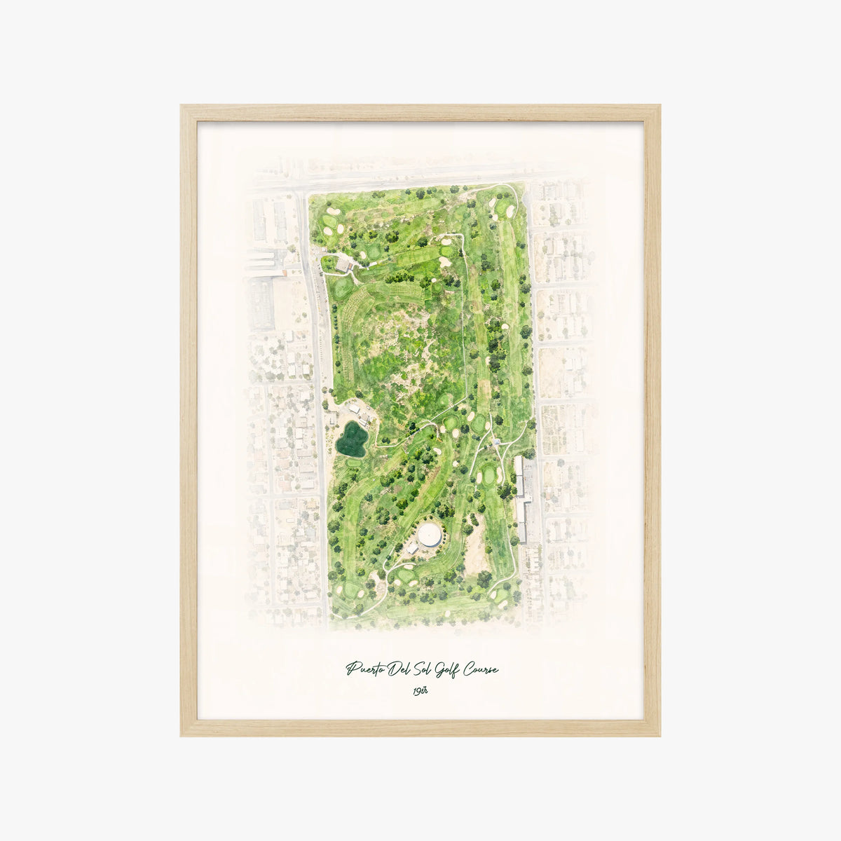 Puerto Del Sol Golf Course wood frame