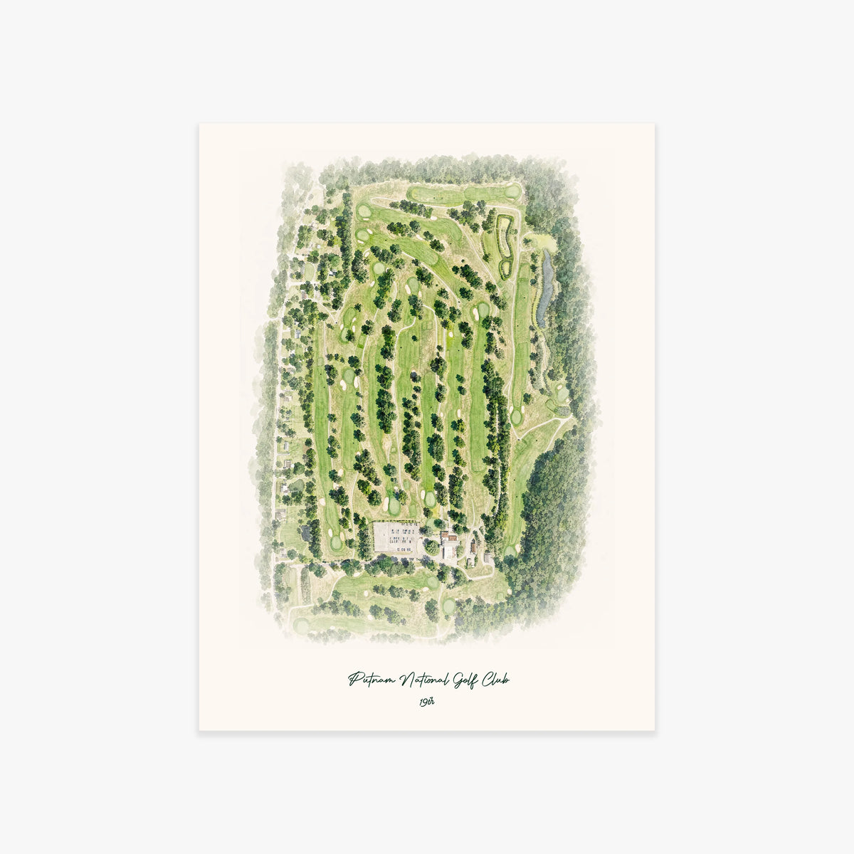 Putnam National Golf Club printed artwork