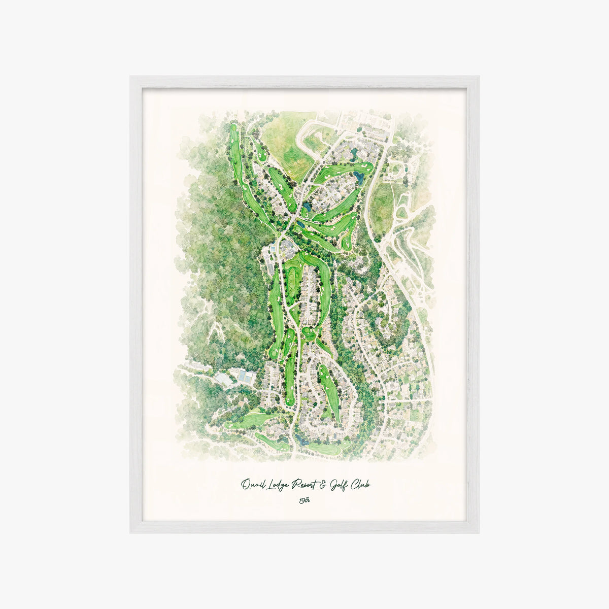 Quail Lodge Resort & Golf Club white frame
