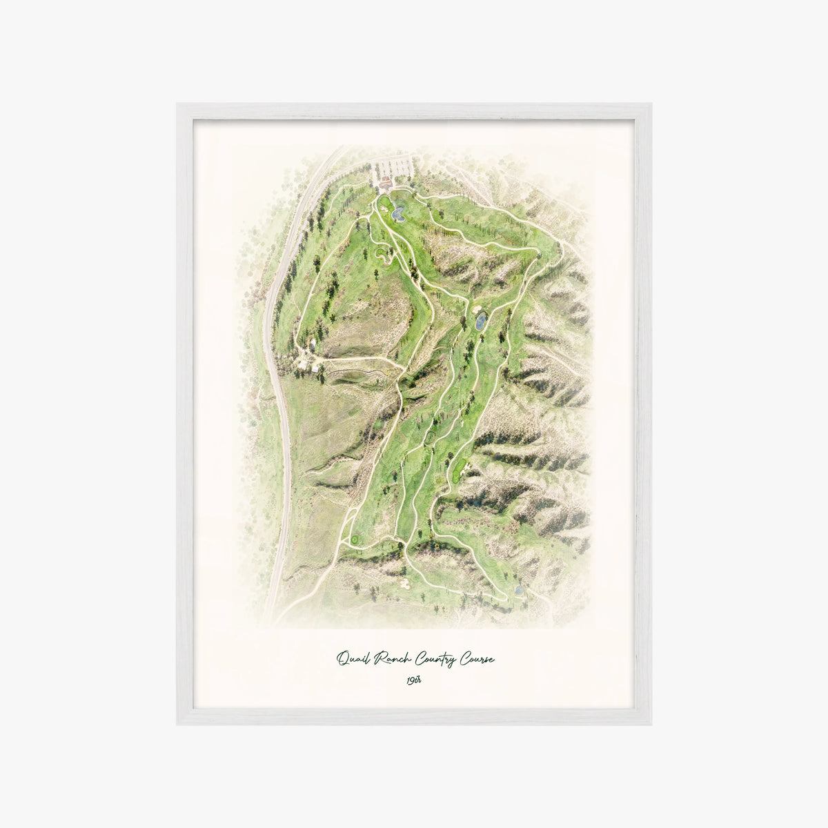 Quail Ranch Country Course white frame