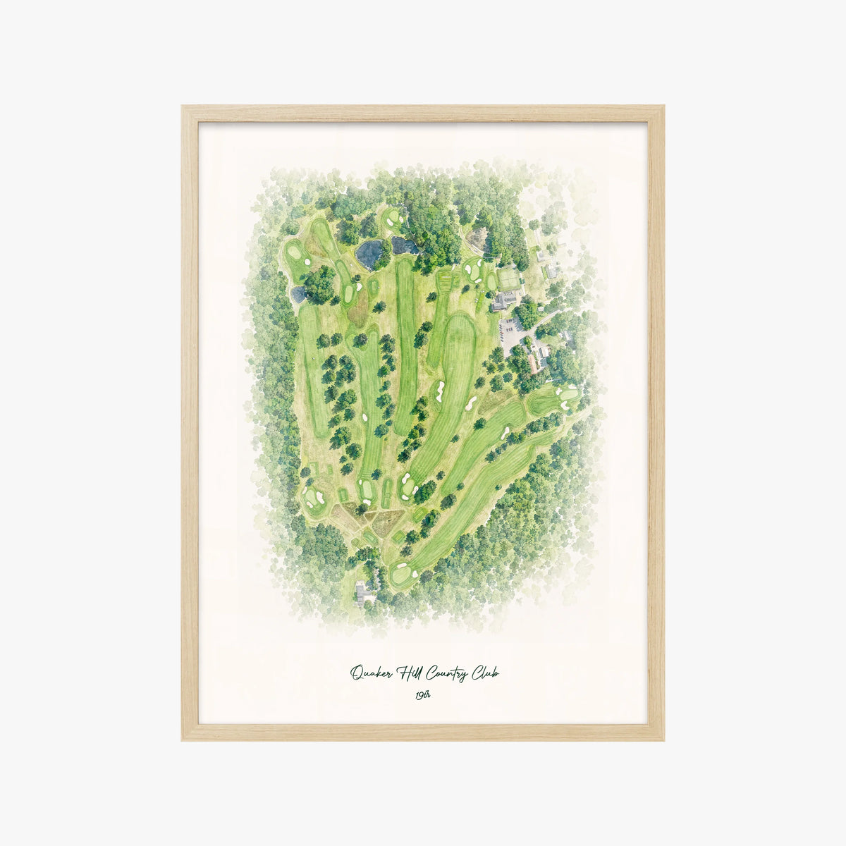 Quaker Hill Country Club wood frame