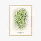 Quaker Ridge Golf Club wood frame