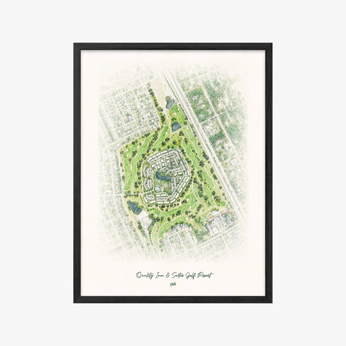Quality Inn & Suites Golf Resort black frame