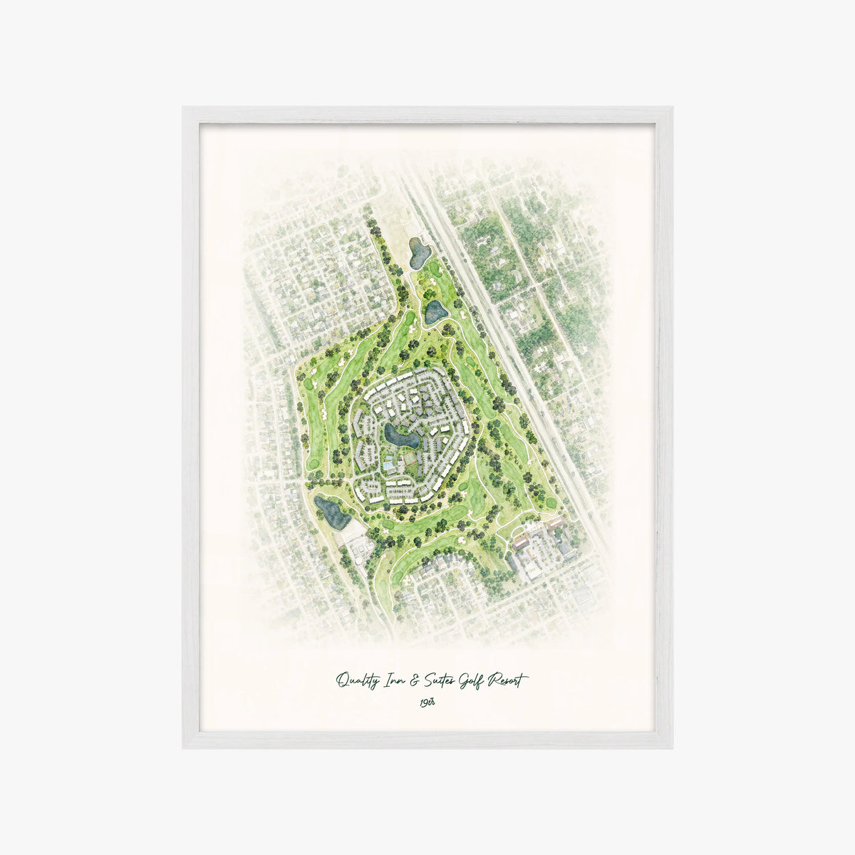 Quality Inn & Suites Golf Resort white frame