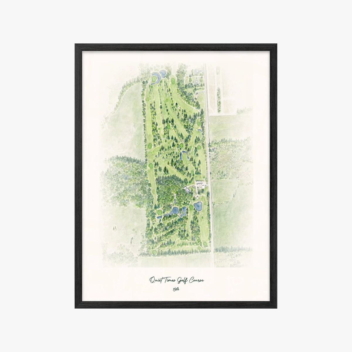 Quiet Times Golf Course black frame