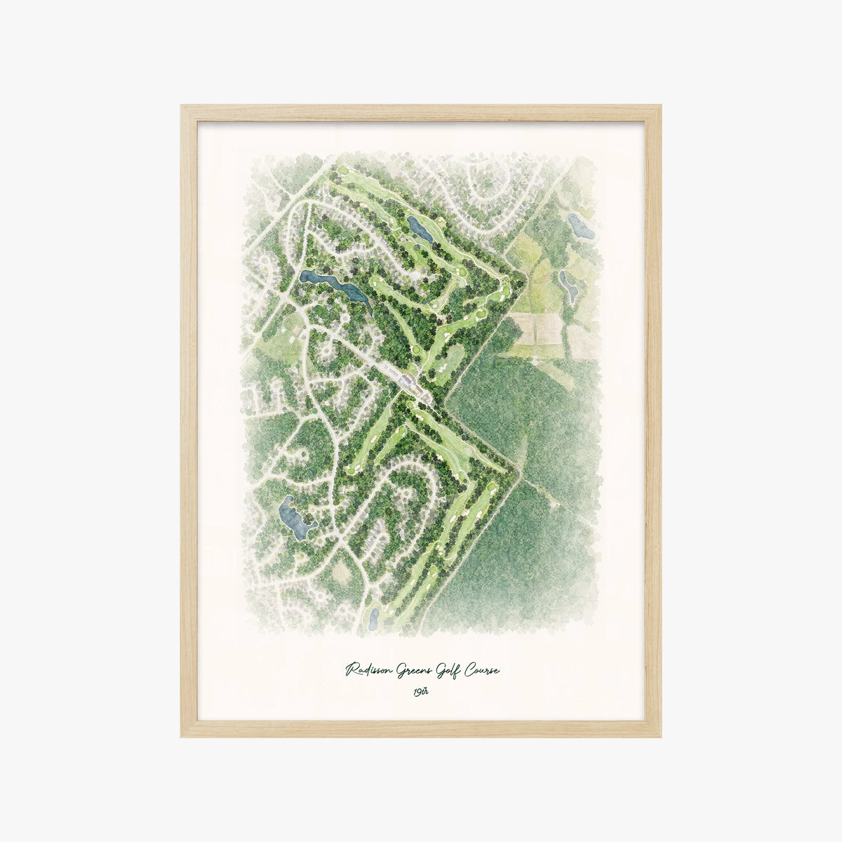 Radisson Greens Golf Course wood frame
