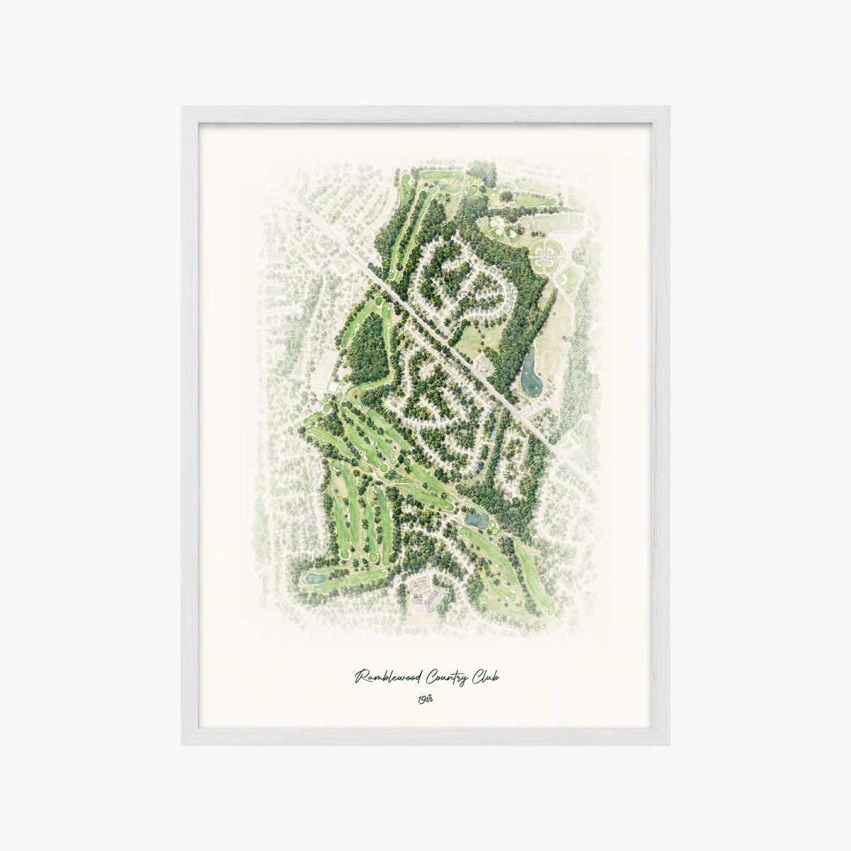 Ramblewood Country Club white frame