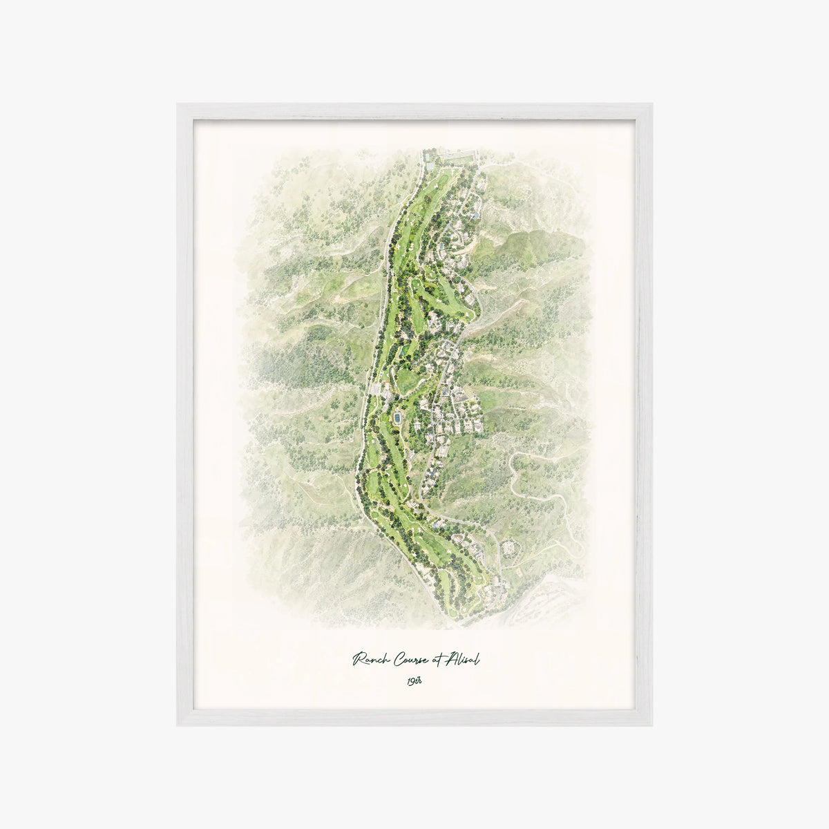 Ranch Course at Alisal white frame