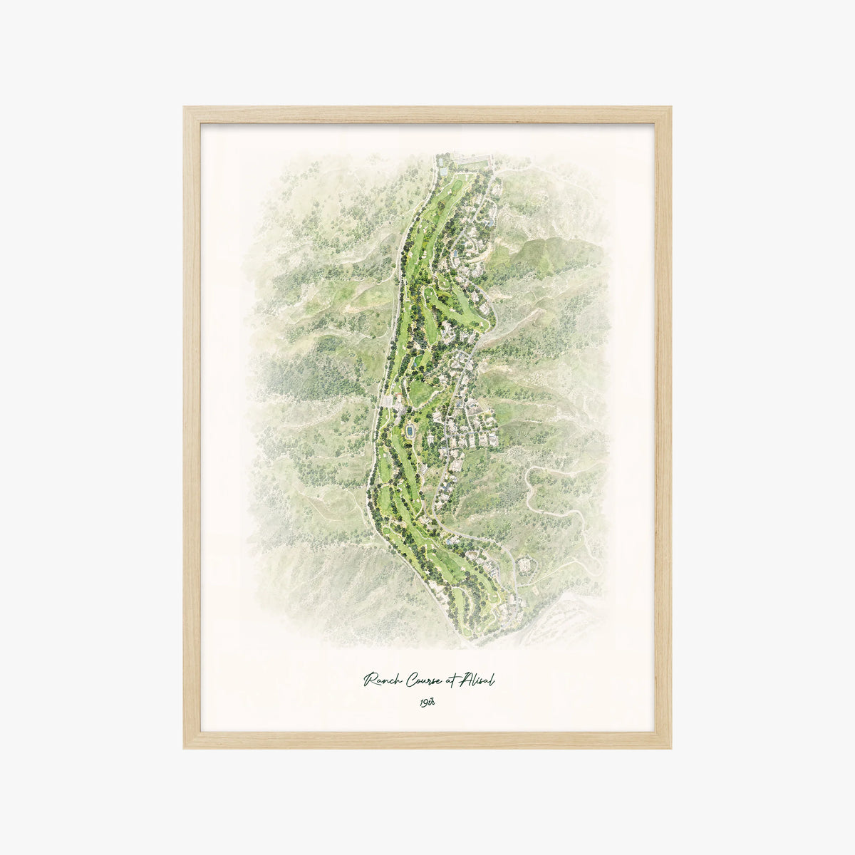 Ranch Course at Alisal wood frame