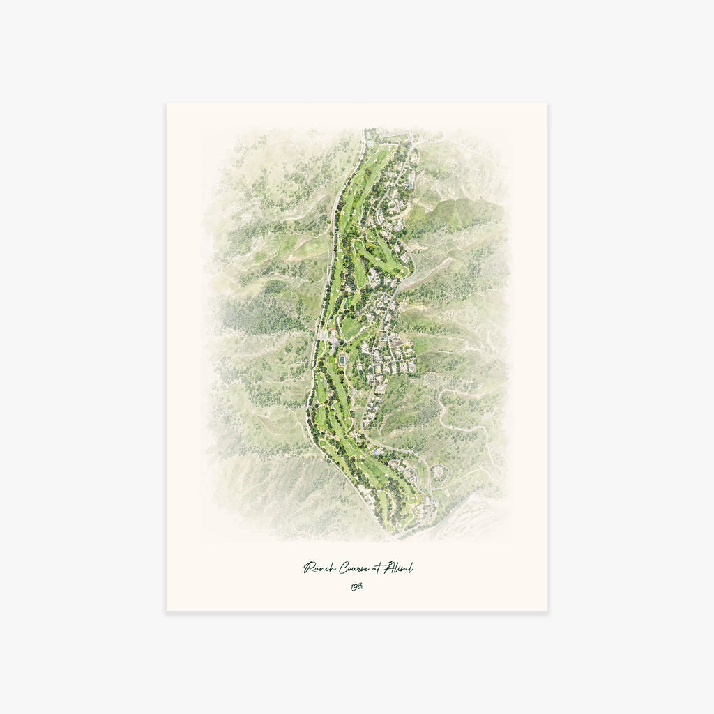 Ranch Course at Alisal printed artwork