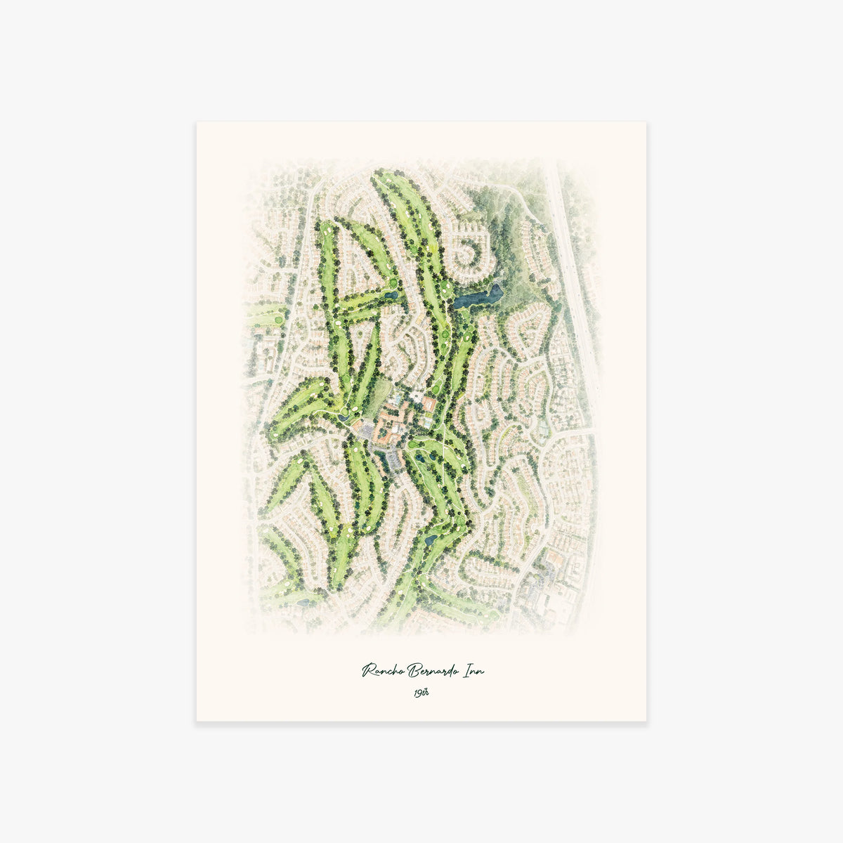 Rancho Bernardo Inn printed artwork