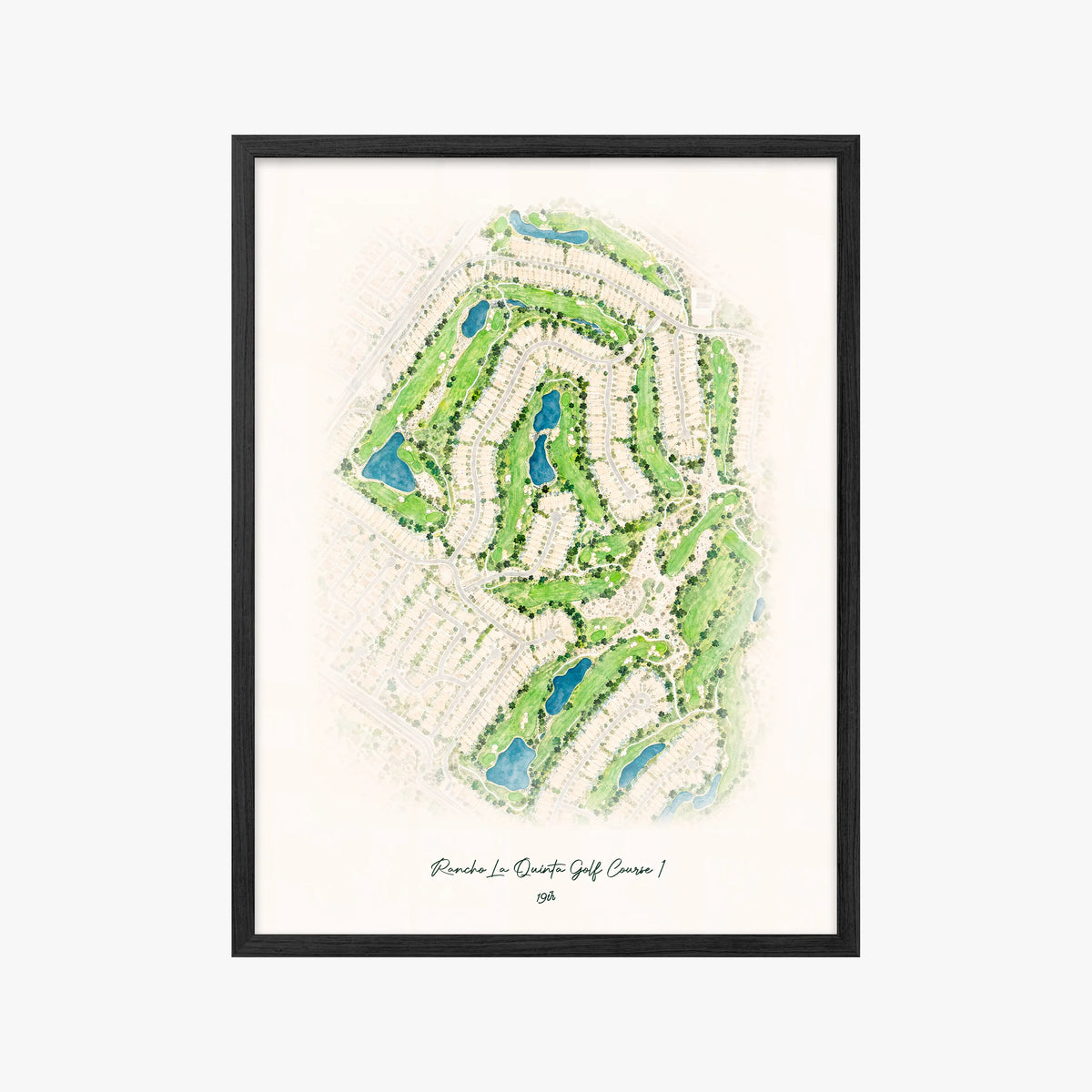 Rancho La Quinta Golf Course 1 black frame
