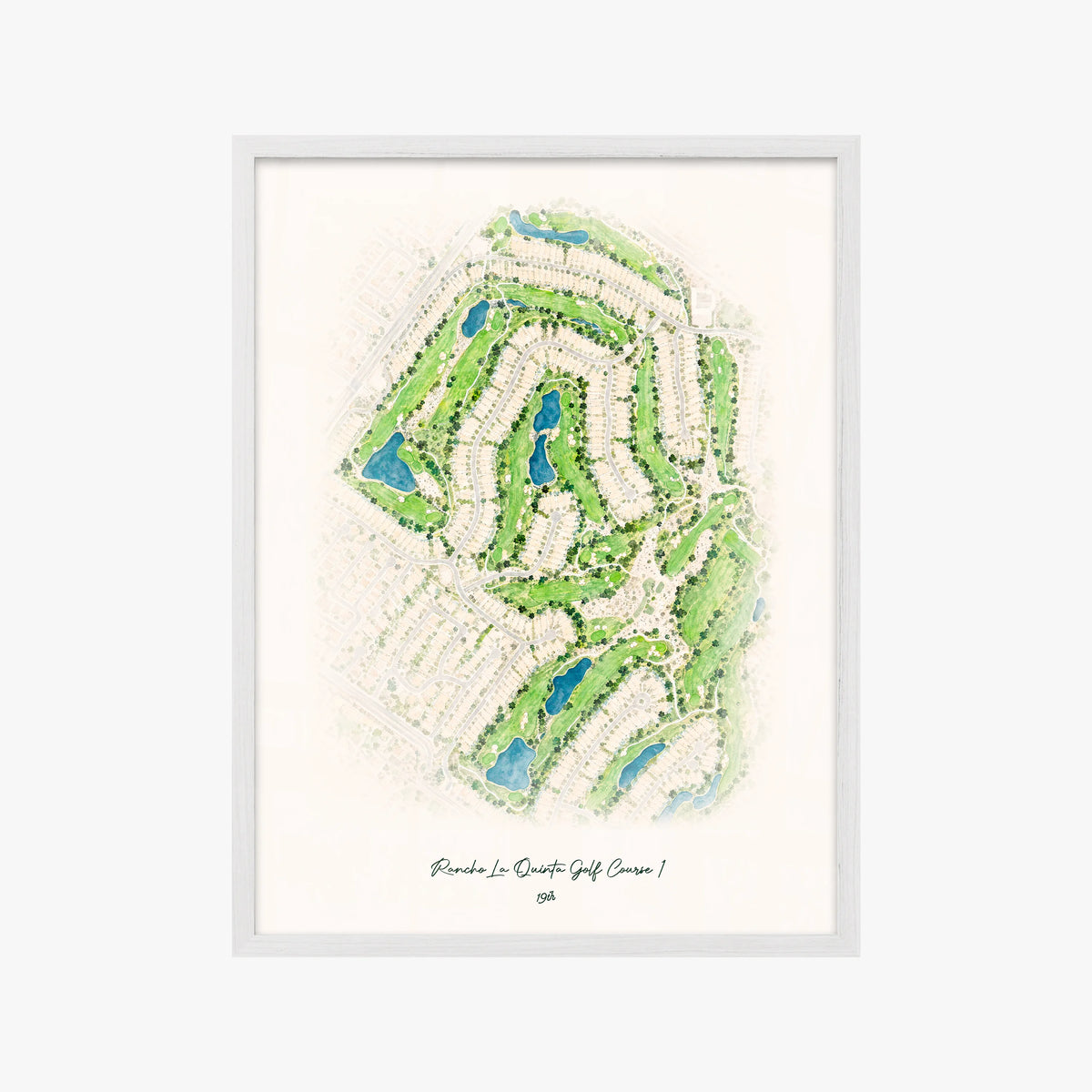 Rancho La Quinta Golf Course 1 white frame