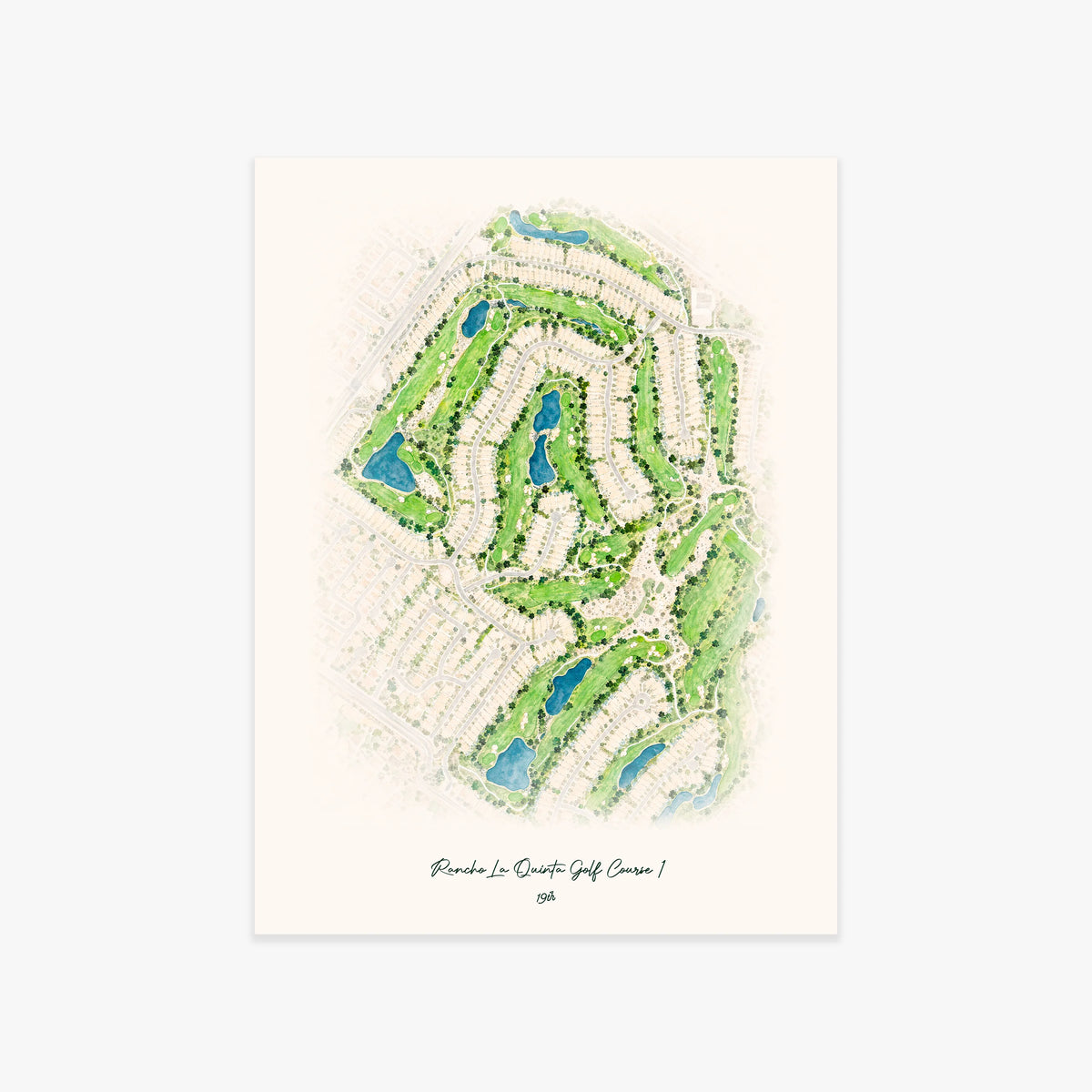 Rancho La Quinta Golf Course 1 printed artwork