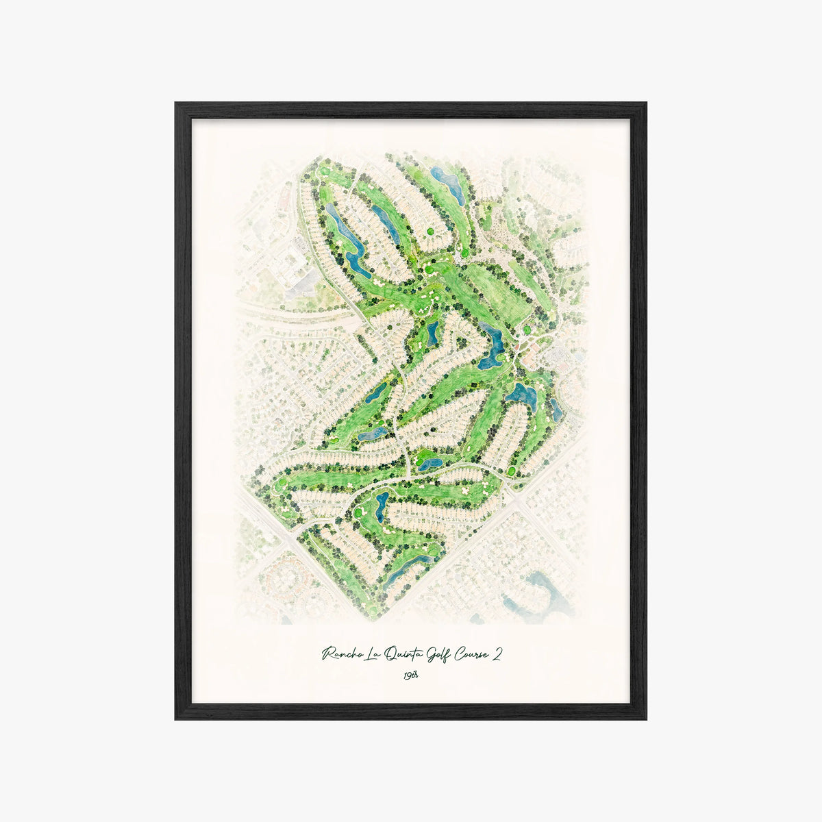 Rancho La Quinta Golf Course 2 black frame
