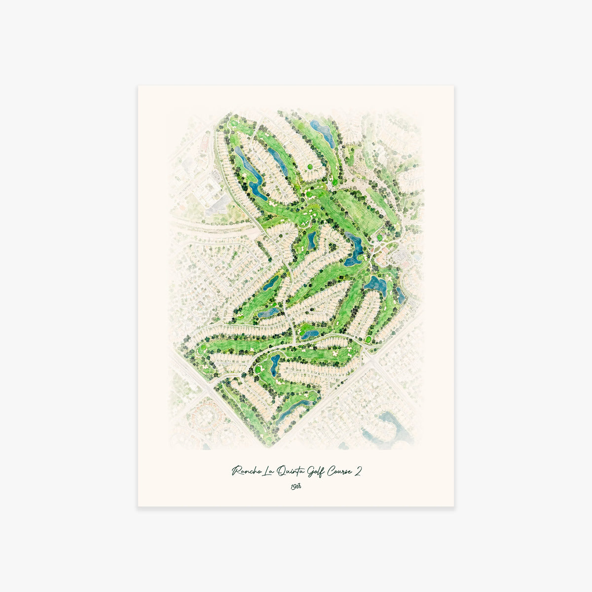 Rancho La Quinta Golf Course 2 printed artwork