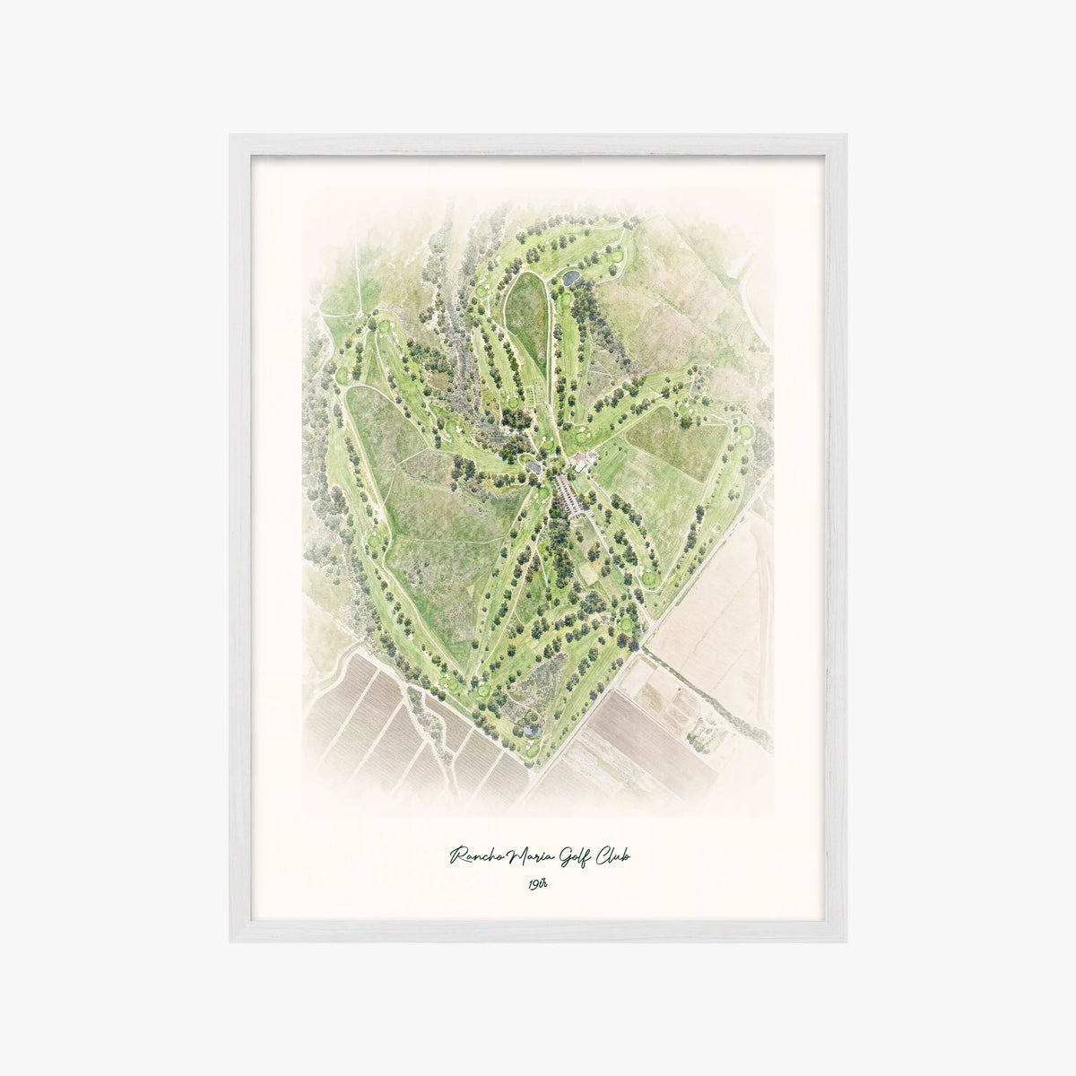 Rancho Maria Golf Club white frame