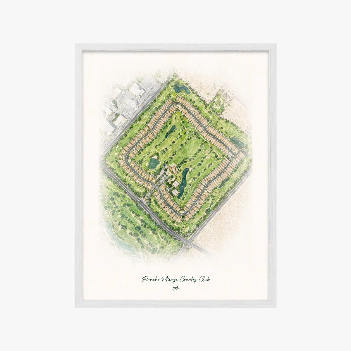 Rancho Mirage Country Club white frame