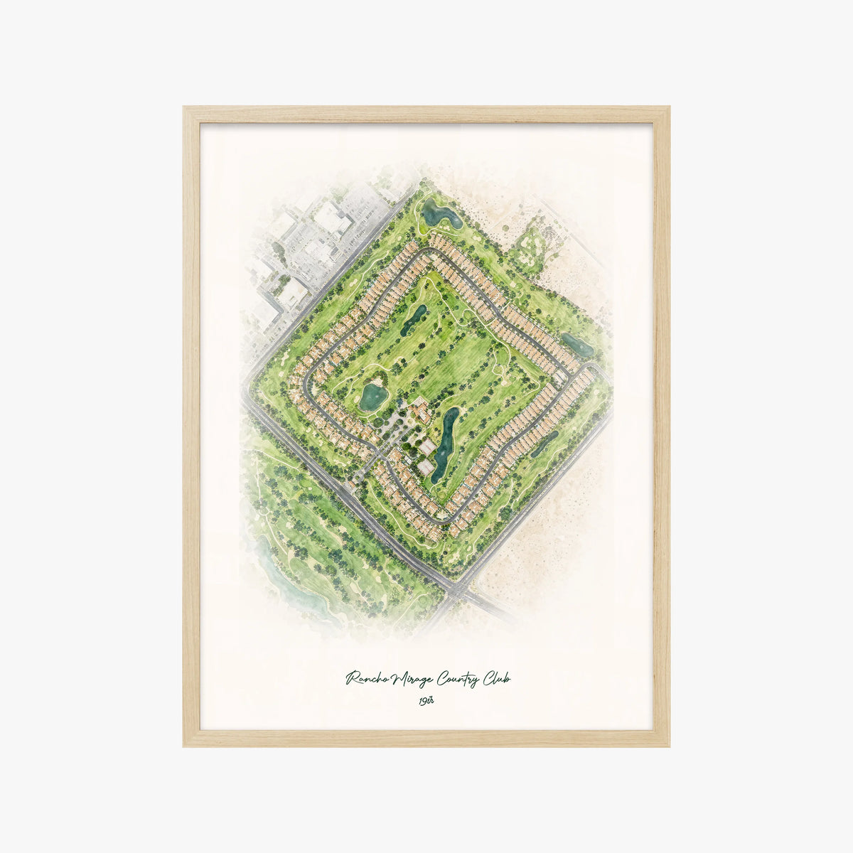 Rancho Mirage Country Club wood frame