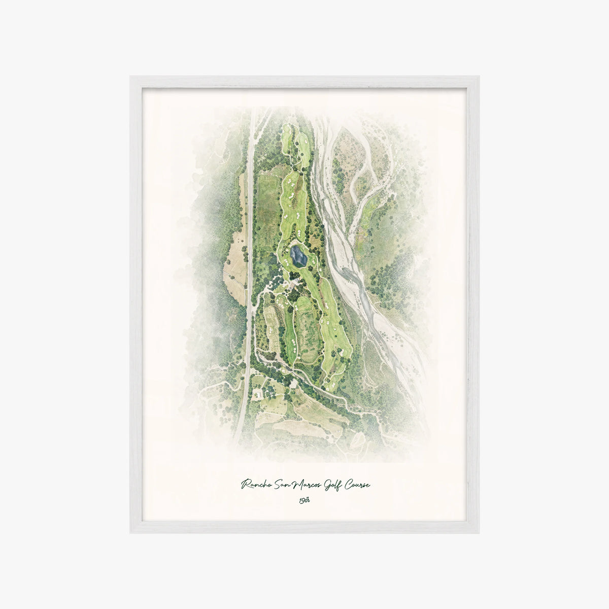 Rancho San Marcos Golf Course white frame