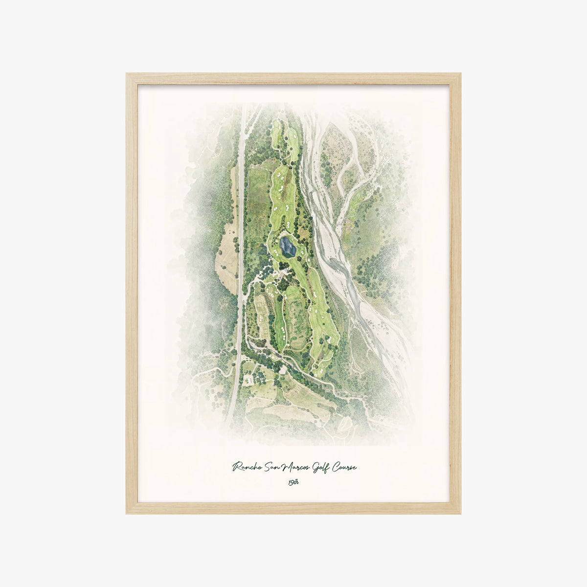Rancho San Marcos Golf Course wood frame