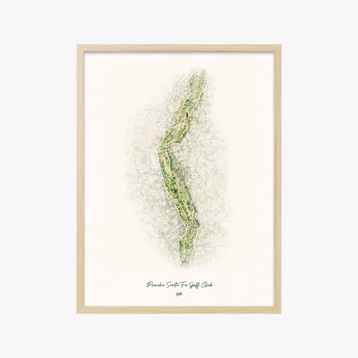 Rancho Santa Fe Golf Club wood frame