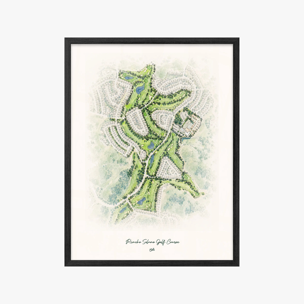 Rancho Solano Golf Course black frame