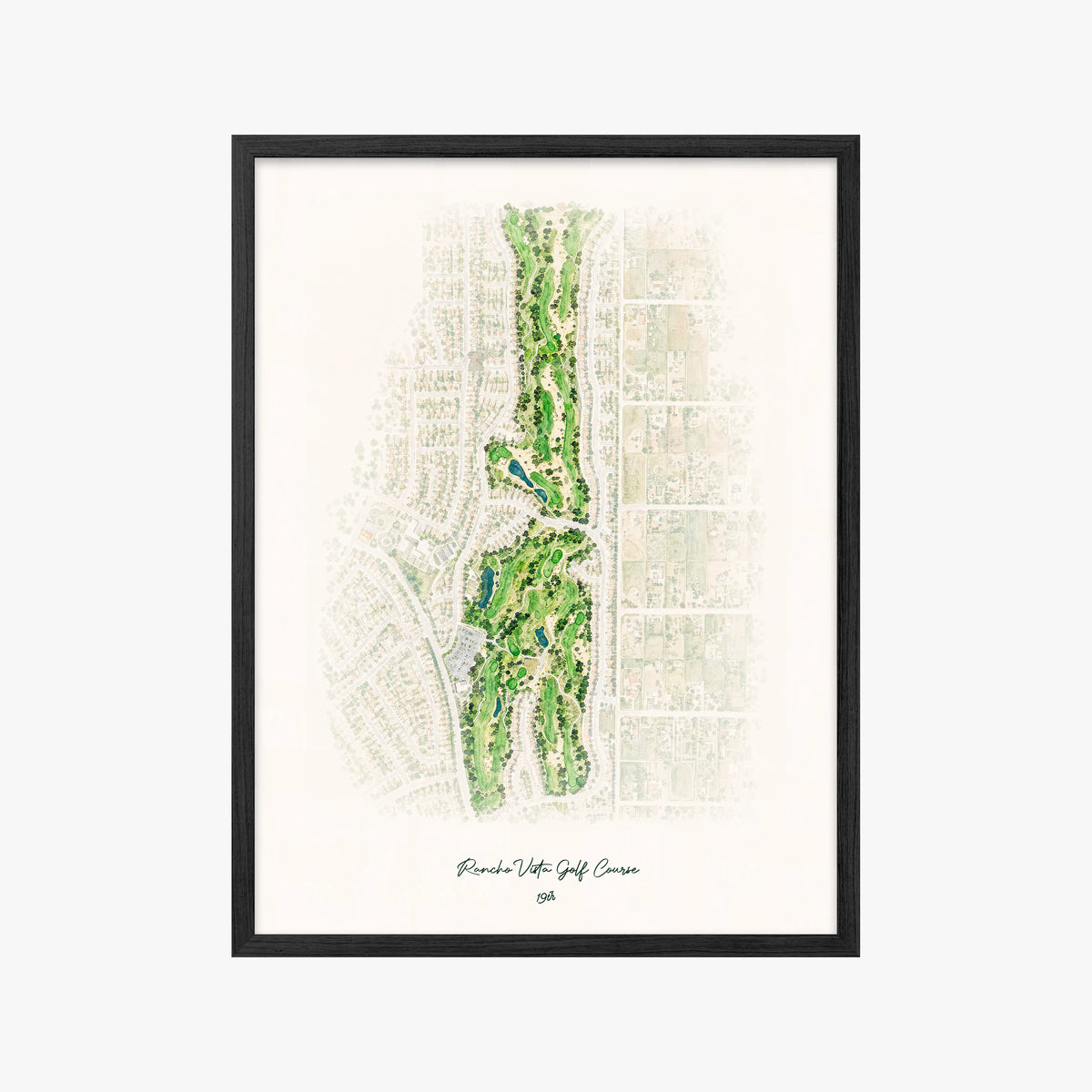 Rancho Vista Golf Course black frame